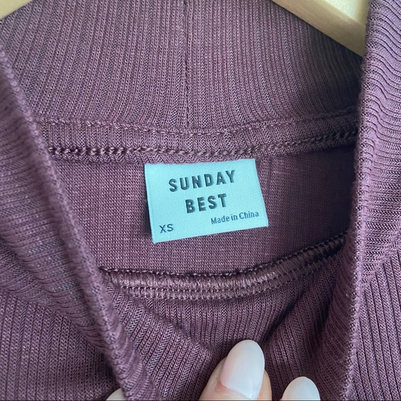 SUNDAY BEST TURTLE NECK CROP, Size XS - Picture 4 of 8